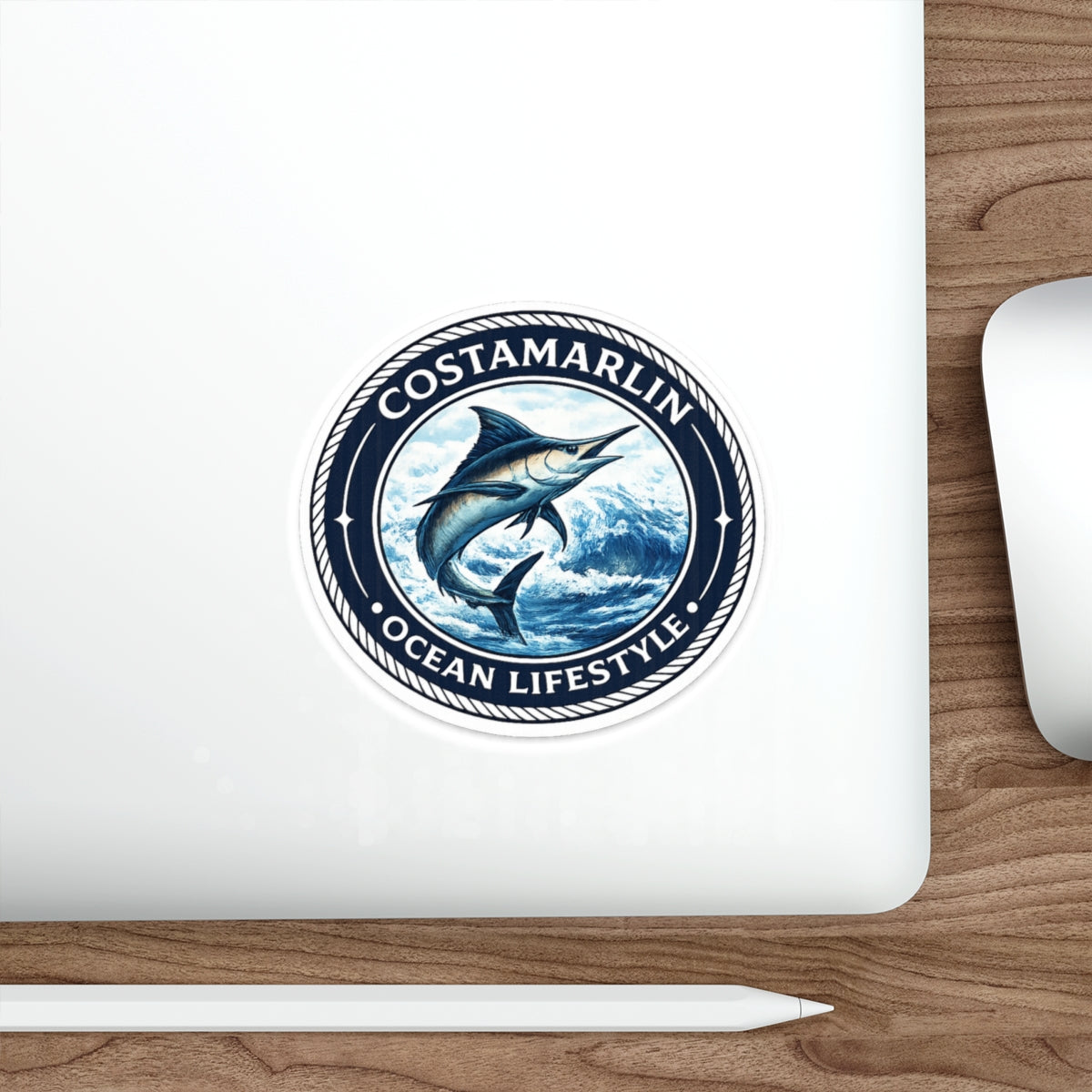 CostaMarlin Ocean Lifestyle Die-Cut Sticker