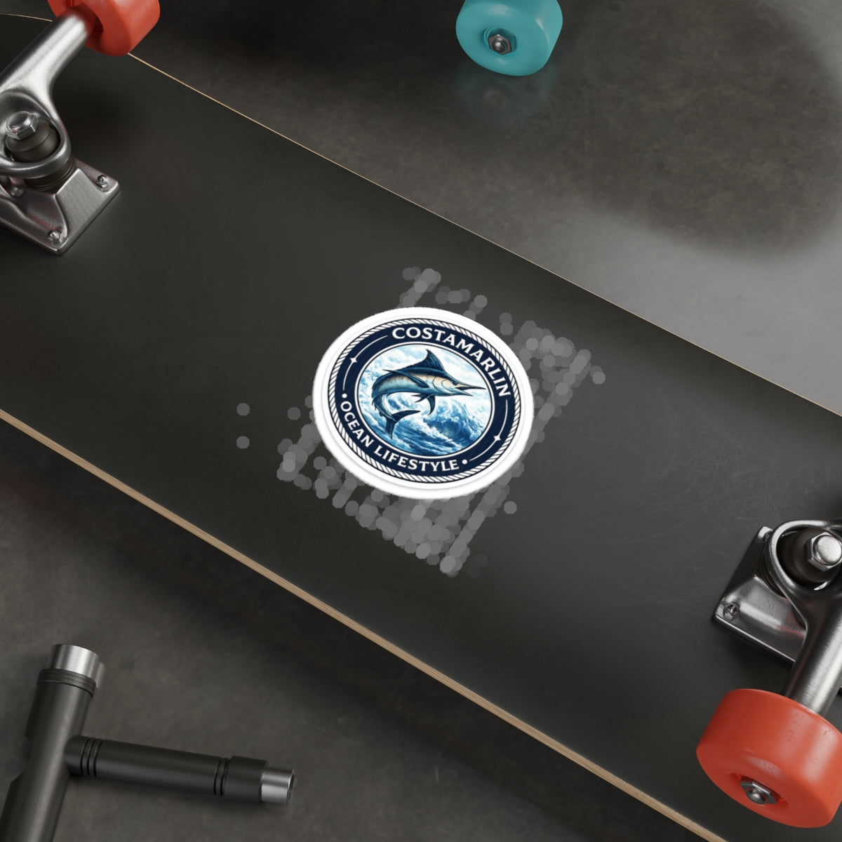 CostaMarlin Ocean Lifestyle Die-Cut Sticker